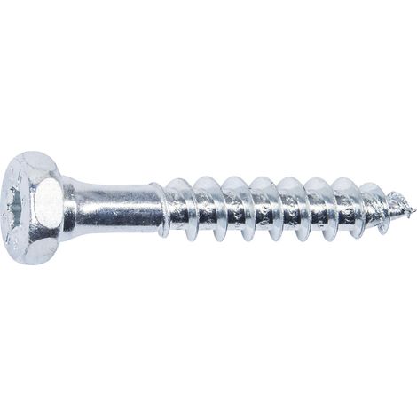 Schmid Schrauben Holzbauschrauben 10.0 x 60 mm TX 40 Dualkopf - 25 Stück Spanplattenschrauben & Holzbauschrauben