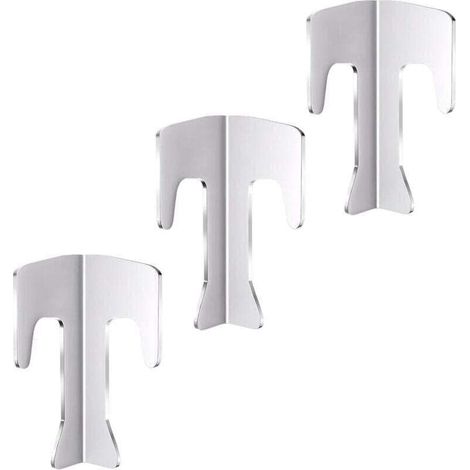 3 Pièces Entretoises Universelles pour Plaques à Feu en Acier Inoxydable, Ensemble d'Entretoises de Plaque de Feu, Entretoise de Barbecue, pour Tonneaux de Feu, Plaques de Barbecue, Barbecues à (1/4)