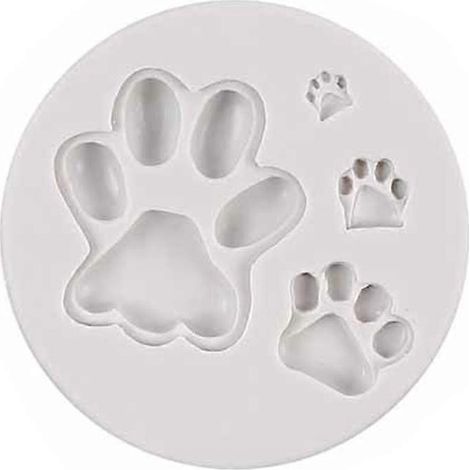 Moule en Silicone Patte de Chat pour Pâtisserie et Décoration Gâteau DIY (1/4)
