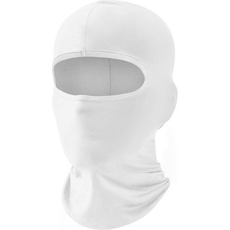 Sturmhaube mit UV-Schutz für Motorrad, Ski, Radfahren, Herren/Damen, Weiß (1/5)