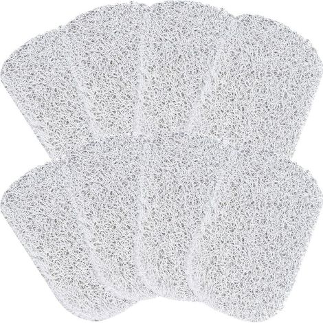 pezzi dischetti salvasapone bianchi, portasapone per doccia, portasapone autosvuotante, dischetti sollevasapone per doccia, cucina, bagno (1/4)