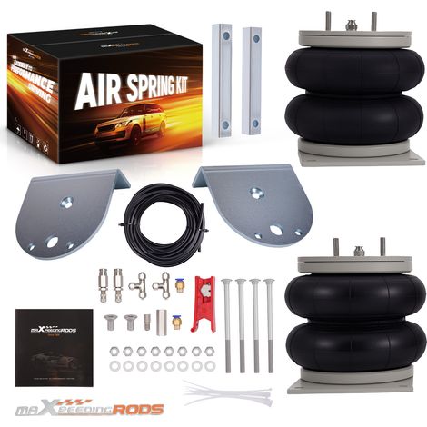 Maxpeedingrods – Kit de suspension pneumatique 2x arrière pour Renault Master 2010-2024 – Charge 4000kg – Installation facile – Matériaux OE