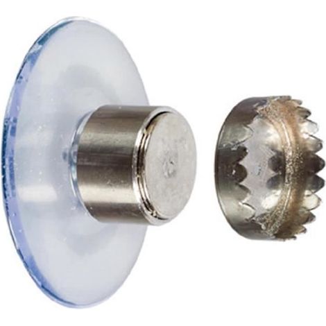 Porte-savon à ventouse - Solution - Acier inoxydable - TPR - Installation facile - Durable (1/4)