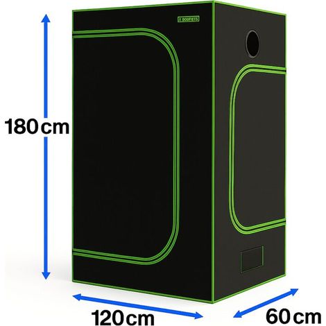 Dark Box Grow Zelt 120x60x180 cm – Indoor Growbox (1/5)
