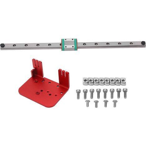 X-Axis Rail Upgrade Kit, Metal Linear Motion Guide with Sliding Block, 3D Printer Accessories (1/5)