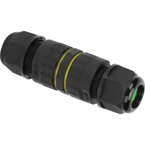 Wasserdichter 3-adriger Außenkabelverbinder M16-3P IP68 0,5–1,5 mm² 3,5–7 mm (1/5)