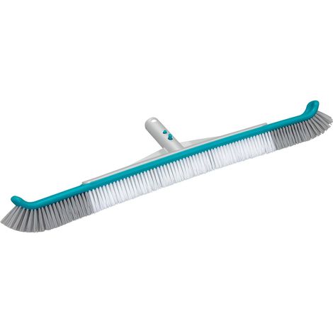 Deluxe-Poolbürste – 1 Stück – Nylon und korrosionsbeständiges Metall – Wand- und Bodenreinigung – Für private Pools – 63 cm (1/5)