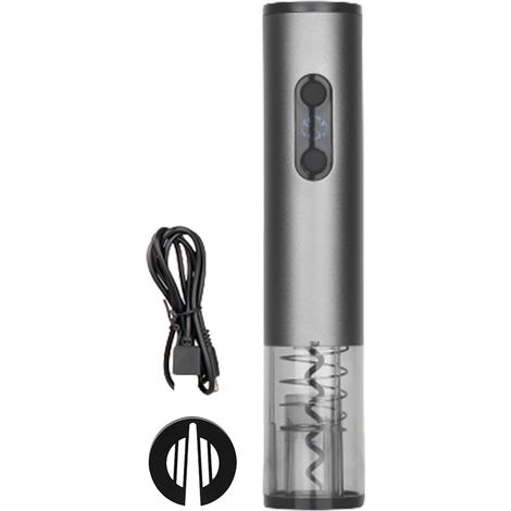 Ouvre-Bouteille Électrique - Sans Fil USB Rechargeable - Pour Vin Rouge et Blanc - 1 Pièce (1/5)