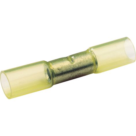 DSG Canusa 7931300102 Stoßverbinder mit Schrumpfschlauch 3 mm² Vollisoliert Gelb 1 St.