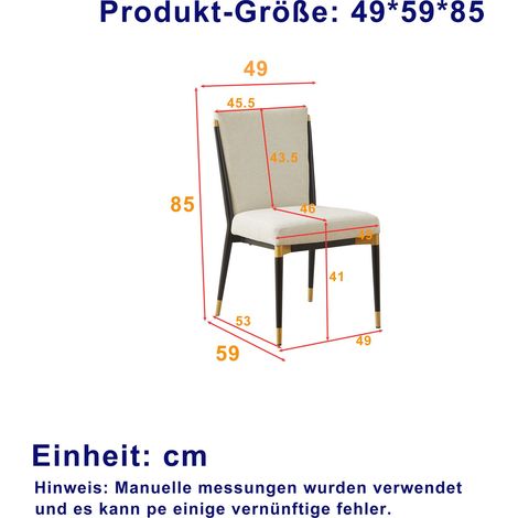Lot 2 chaises scandinaves minimalistes, pieds noir/doré contrastés, coussin crème moelleux, salle à manger design, intérieur contemporain et raffiné (1/5)