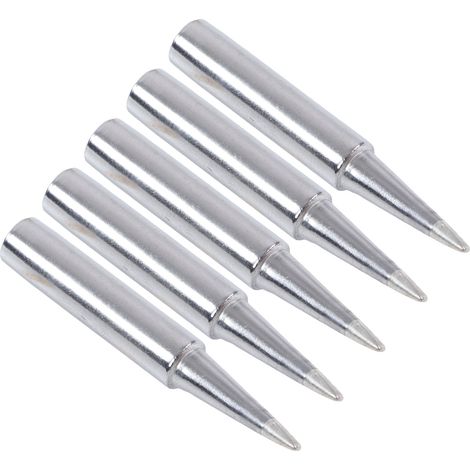 Lot de 5 pannes fer à souder BGA station outil cuivre chauffage interne tête électrique kit soudure 900MT1.6D (1/5)