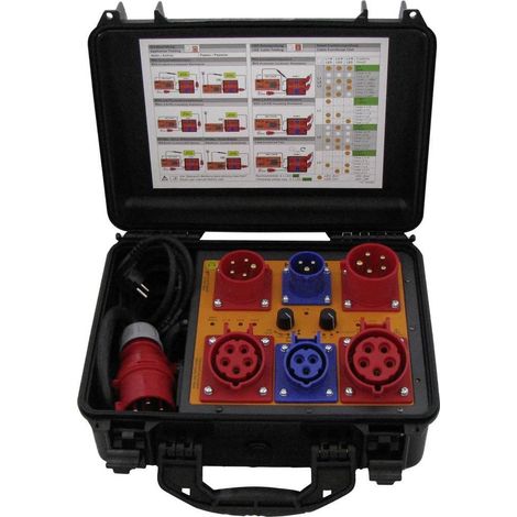 Adaptador trifásico robusto HT-Instruments para medición 32A