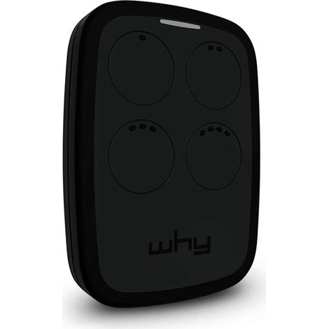 Sice 4791010 WHYEVO Radiocomando Universale Multifrequenza 4 Canali Rolling Code Codice Fisso 286 868 MHz colore Nero (1/7)