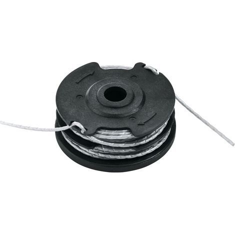 Bosch F016800351 Nachfüllpackung und integrierte 6 m lange Spule mit 1,65 mm Durchmesser Faden für Rasentrimmer (1/4)