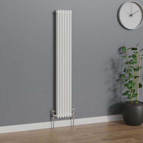 WarmeHaus Traditional Radiator White Triple Column 1800x292mm (1/5)