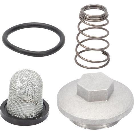 Moto Scooter Bouchon Vidange D'huile Moteur Complet Joint Torique + Filtre + Ressort pour 50-150cc GY6 Baotian Benzhou Znen Taotao Moto Set d'accessoires (1/5)