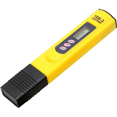 1 testeur de température/PPM pour l'eau, stylo de test de qualité, testeur de pH et de TDS, testeur portable, 0-9999 PPM, instruments de mesure numériques pour la pureté de l'eau et les filtres