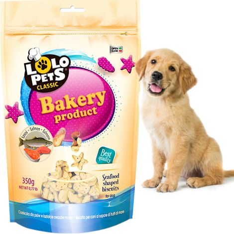 Snack per cani Lolo Pets al salmone, 350 g