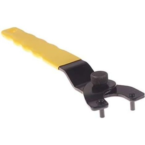 190mm Adjustable Y-Shaped Spindle Wrench with Plastic Handle for Angle Grinder (1/5)