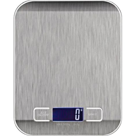 Digitale Mini-Küchenwaage aus Edelstahl zum Backen und Kochen (1/5)