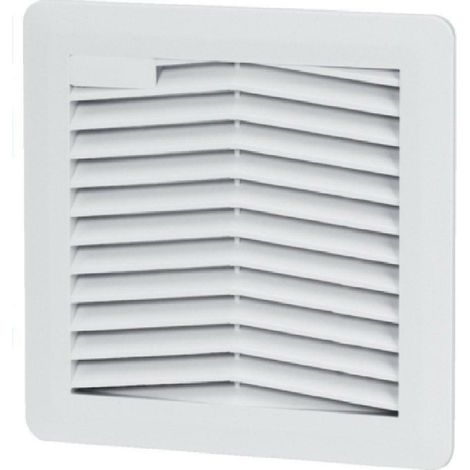 Hager griglia di aerazione montaggio senza/con viti 250x250 mm ventilatori per armadi 17224
