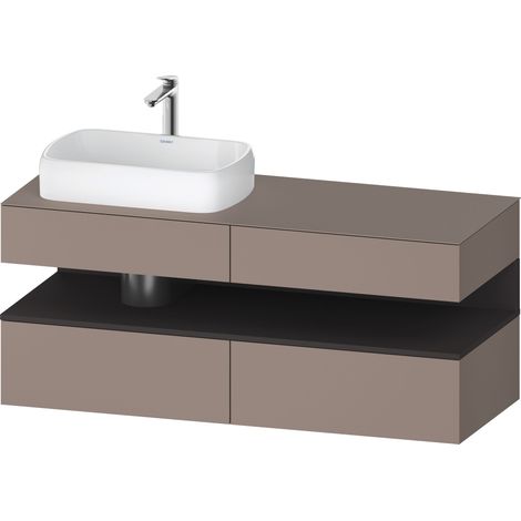 Duravit Collection One Meuble sous-vasque sur console, 2 tiroirs, (1/2)