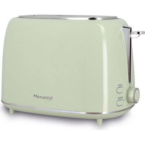 Grille pain 2 tranches en acier inoxydable, RETRO (1/3)