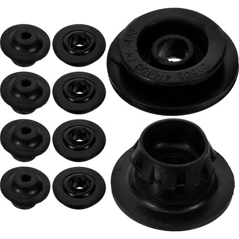 10 Pièces Bague de Fixation de Radiateur en Caoutchouc Noir pour Voiture, Coussinet de Montage Réduit Vibration et Bruit, Protège Radiateur Frottement, Compatible X-trail (1/4)
