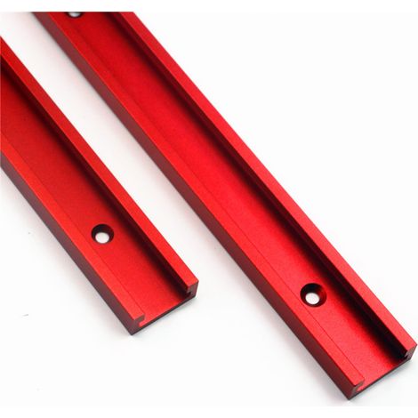 Rail de guidage en alliage d'aluminium pour onglet, rainure en T, outil de menuiserie de 800 mm (1/5)