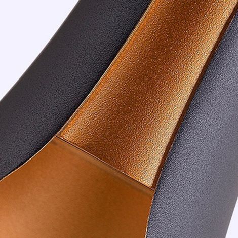 Wasserdichte LED-Wandleuchte für den Außenbereich mit zwei Leuchtenköpfen, nach oben und unten gerichteter Abstrahlung, 6 W, 150 mm lang, 3000 K warmweißes Licht, Schwarz/Gold (1/5)