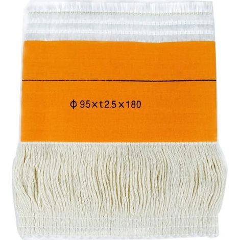 Lot de 2 mèche de rechange pour poêle à pétrole au kérosène - Fibre de verre + mèche de chauffage coton (95xT2.5x180 mm) (1/5)