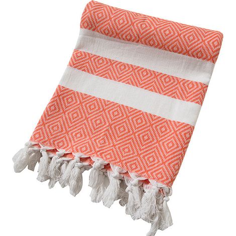 1 Serviette de plage, 180 x 100 cm, coton, absorbante, ultra-légère, pour plage/hammam/bain/sauna/pique-nique (1/5)