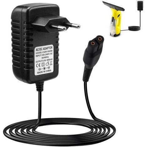 5.5 V Charger for Kärcher Window Washer WV2, Power Cable Compatible with WV1 WV2 WV2 Premium WV5 Premium WV50 WV50Plus WV51 WV55 WV55R WV60 WV60Plus WV70Plus WV75 WV75Plus Mains Adapter (1/5)