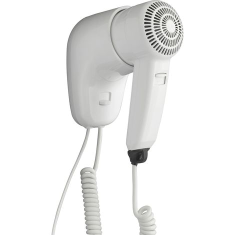 Phon 1200 W Con Supporto A Parete Bianco Scirocco (1/2)