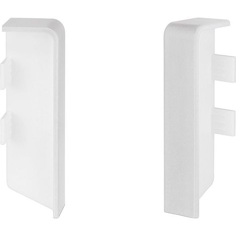 KGM Verbinder für Sockelleiste Modern Lichtgrau 16x58mm 2 Stück
