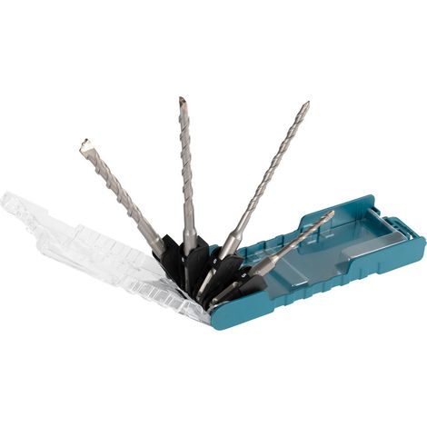 E-13596-12 Set di punte T.C.T, per SDS-PLUS, 4 x 12 pz