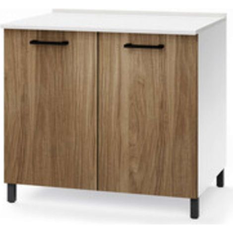 KIT CUCINA BASE 2 ANTE 80X50XH85 CM NOCE - 1 pezzo