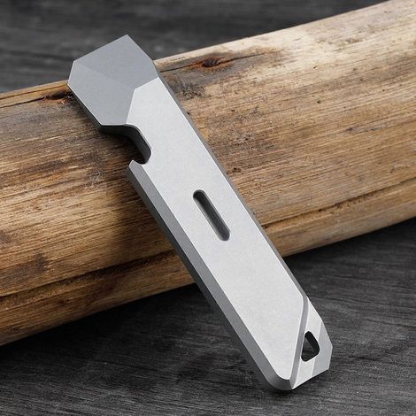 Petit multifonctionnel pour ouvrir une bouteille en alliage de titane avec pied de biche, levier ou bouteille EDC (1/4)