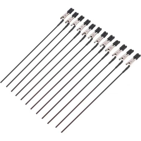 12 Pièces Support de Peinture Modèle Support de Base Pince Crocodile Magnétique Pliable Ensemble de Bâtons Outils de Modélisation pour Aérographe (1/5)