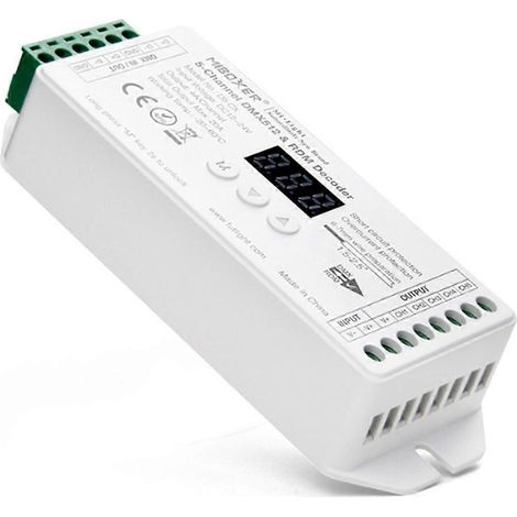 Contrôleur DMX512 RDM D5 - Décodeur 5 canaux pour éclairage LED blanc (1/5)