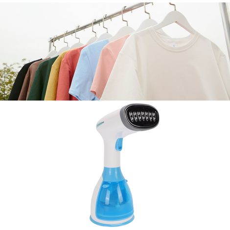 Tragbares Handbügeleisen mit 1100 W Leistung – Abnehmbarer 280-ml-Wassertank – Nass-/Trockenfunktion – Edelstahl-Bedienfeld – Für alle Stoffarten