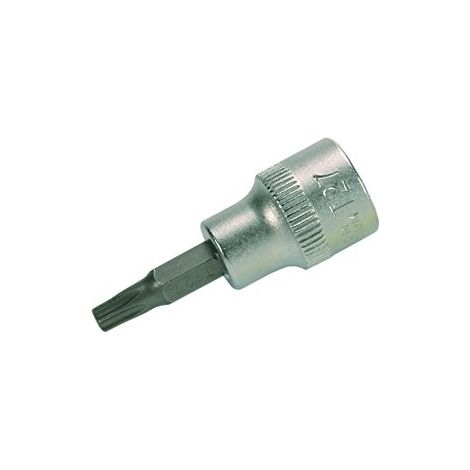 BGS Bit-Einsatz Antrieb Innenvierkant 10 mm (3/8&quot) T-Profil (für Torx) mit Bohrung T25 - 2572