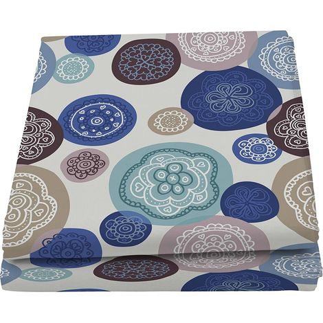 Italian Bed Linen Fantasy Murrine Telo Copritutto Stampato 2 Posti, Microfibra (1/5)