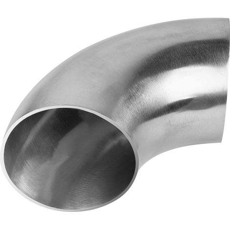 Coude en acier inoxydable, coude de tuyau à 90 degrés 51mm, coude en acier inoxydable SS304, pour tuyau d’échappement (90°, 2inch) (1/5)