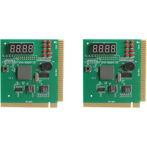 Geeignet für PC-Analysatoren mit zwei 4-stelligen LCD-Anzeigen, Diagnoseplatinen, Motherboards, Workstations, Tester, PC-Analysatoren, PCI-Karten, Netzwerkspeicher, CPUs.