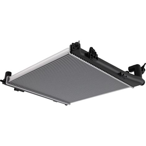 Radiador de flujo cruzado, de acero, refrigeración eficiente del motor, compatible con el modelo i40 2011-2012, construcción duradera, intercambio de calor optimizado. (1/5)
