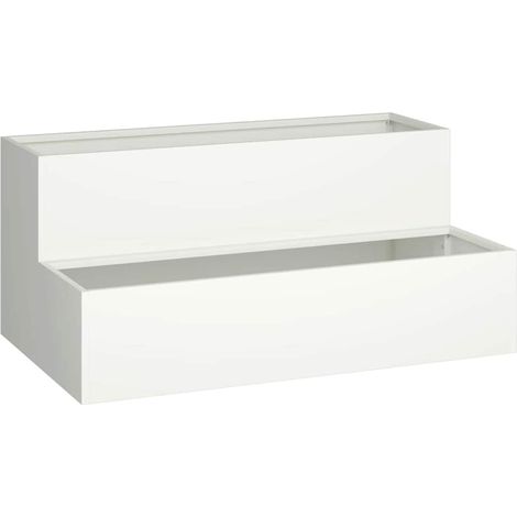 Maison Exclusive - Vaso da giardino Bianco 100 x 60 x 45 cm