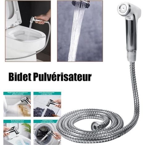 Bidet- und WC-Duschset mit Handbrause für die Intimhygiene, Schlauchhalter und Befestigungsset (1/4)