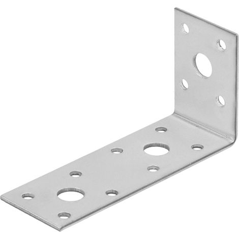 Conector angular para carpintería KOTARBAU® de acero inoxidable galvanizado de 100 x 50 x 35 mm