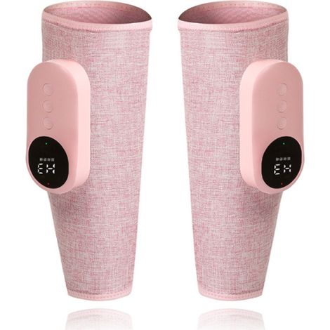 Masseur de jambes sans fil, massage progressif par pression d'air, récupération musculaire, massage et modelage des mollets (gris, 2 pièces) (1/4)
